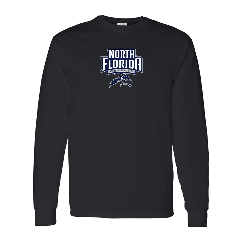 Men's  UNF Ospreys  Gildan Heavy Cotton Long Sleeve T-Shirt